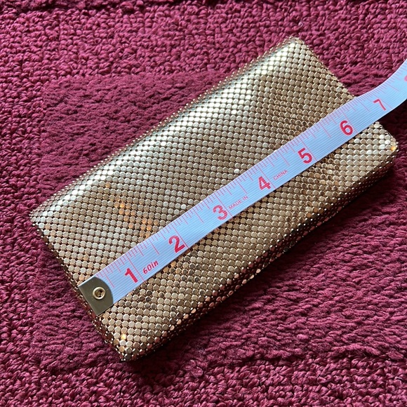 Vintage Whiting & Davis Gold Mesh Small Clutch - Picture 7 of 8